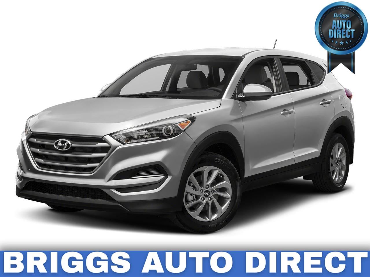 2017 Hyundai Tucson SE in Molten Silver — front three-quarter view