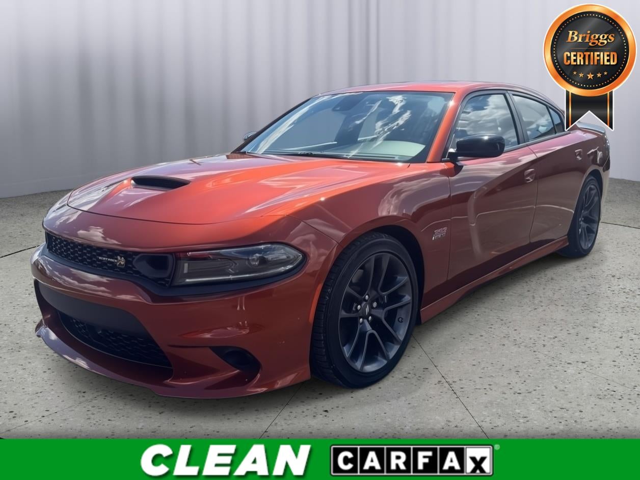 2023 Dodge Charger Scat Pack in Sinamon Stick — front three-quarter view