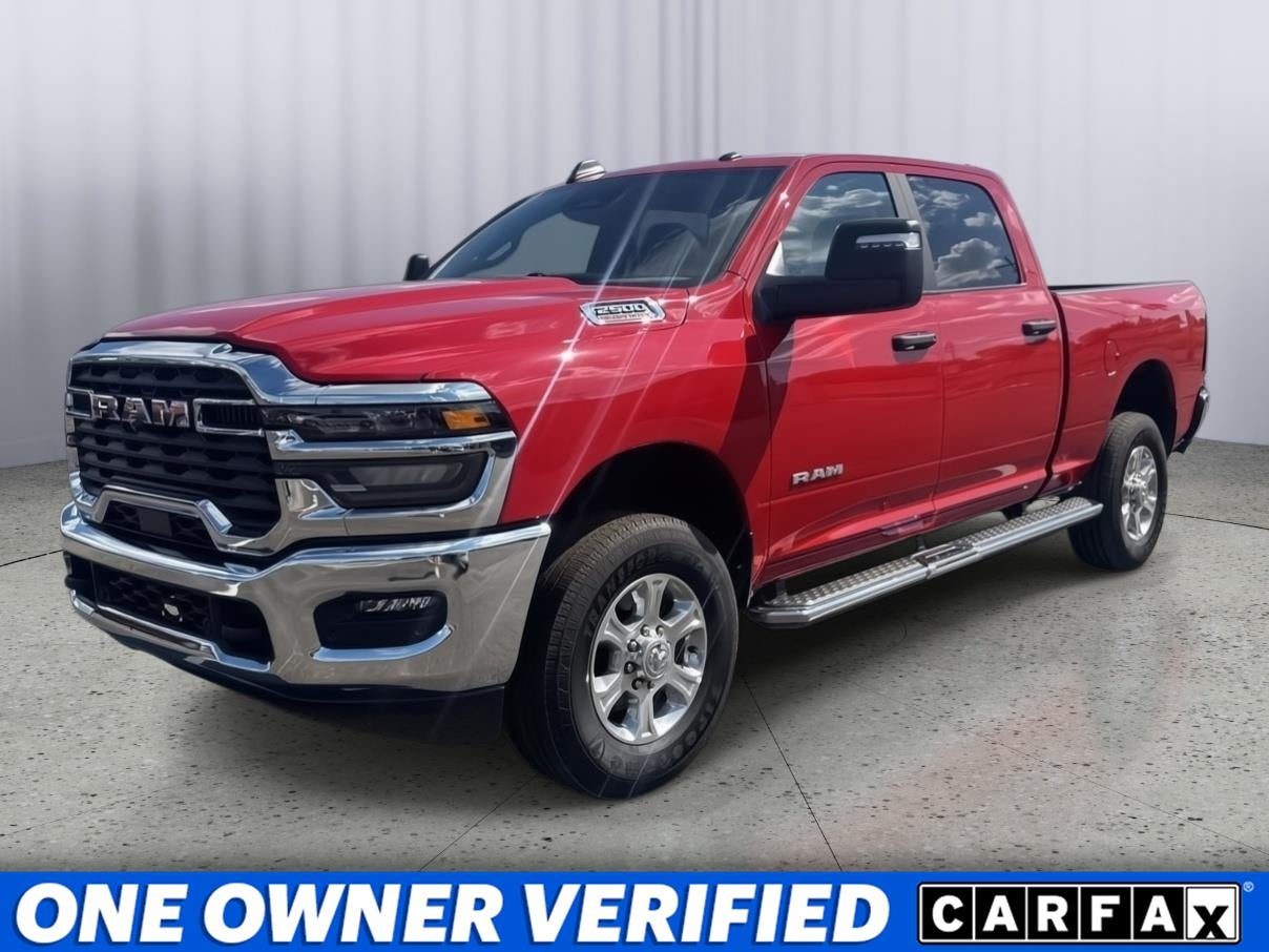 2026 RAM 2500 Big Horn Crew Cab 4x4 6'4' Box in Flame Red Clearcoat — front three-quarter view