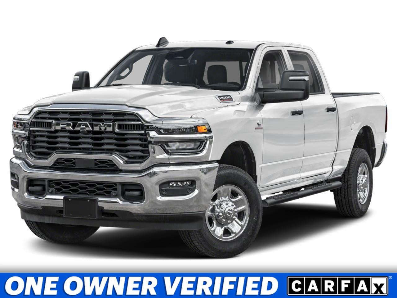 2025 RAM 2500 Big Horn Crew Cab 4x4 6'4' Box in Bright White Clearcoat — front three-quarter view