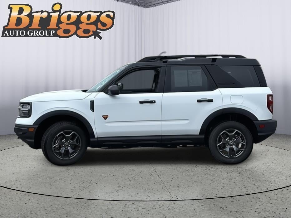 2021 Ford Bronco Sport — rear three-quarter view